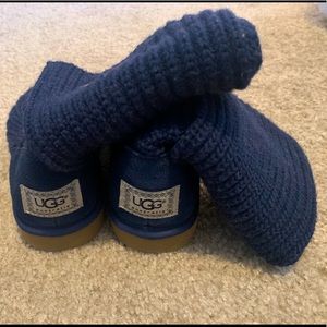 Womens UGG Classic Cardy Knit Boot